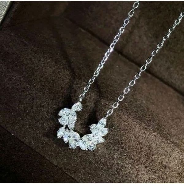 The Ivy Cubic Zirconia 925 pendant Necklace - Thumbnail 7