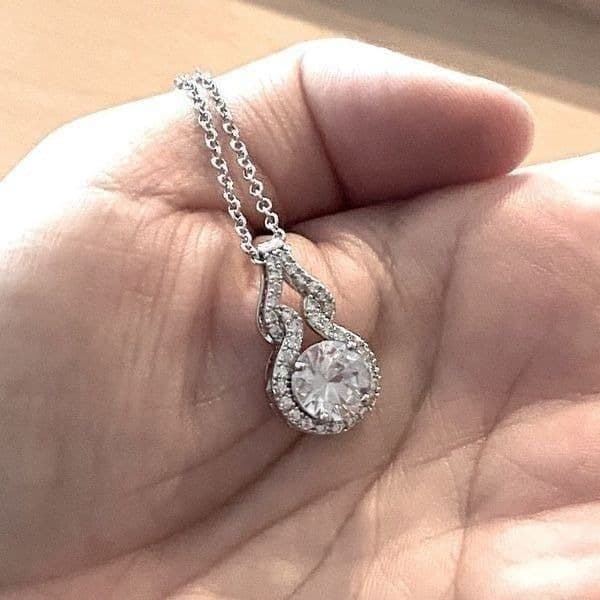 The Cathedral estate inspired 925 cubic zirconia necklace - Thumbnail 2