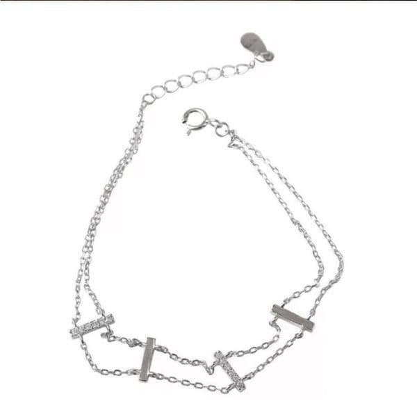 Last one! The Ladder Bracelet in 925 and cubic zirconia. - Thumbnail 3