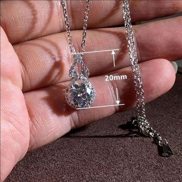 The Cathedral estate inspired 925 cubic zirconia necklace - Thumbnail 3
