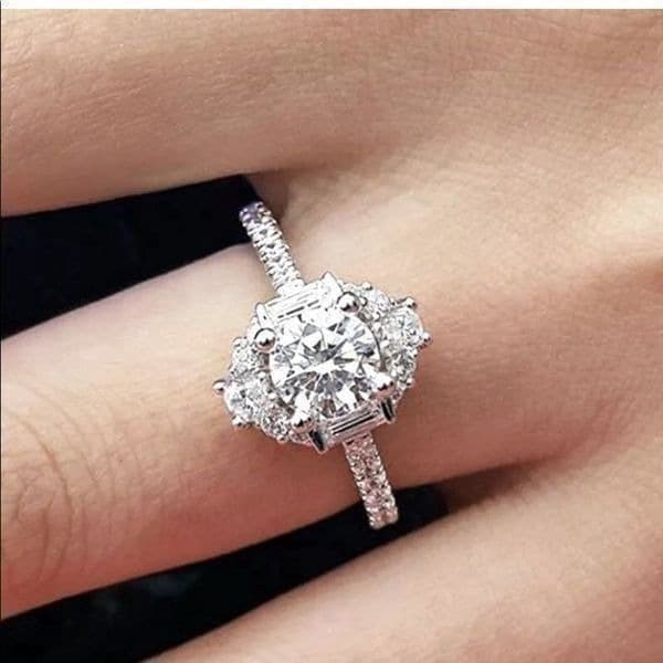 The Madeleine Estate inspired silver 925 statement ring sz 6 - Thumbnail 3