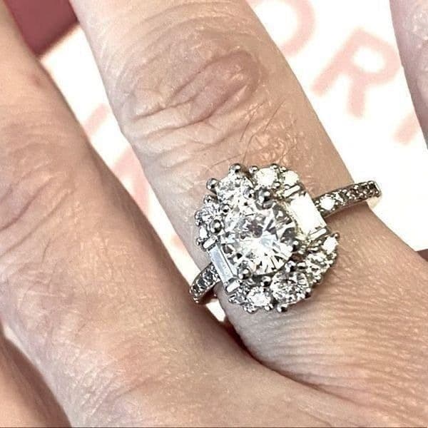 The Madeleine Estate inspired silver 925 statement ring sz 6 - Thumbnail 2