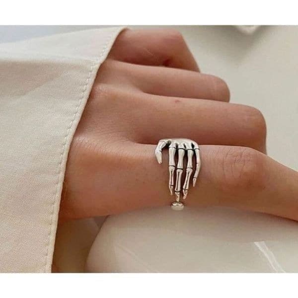 The Skeleton Ring in 925 - Image 1