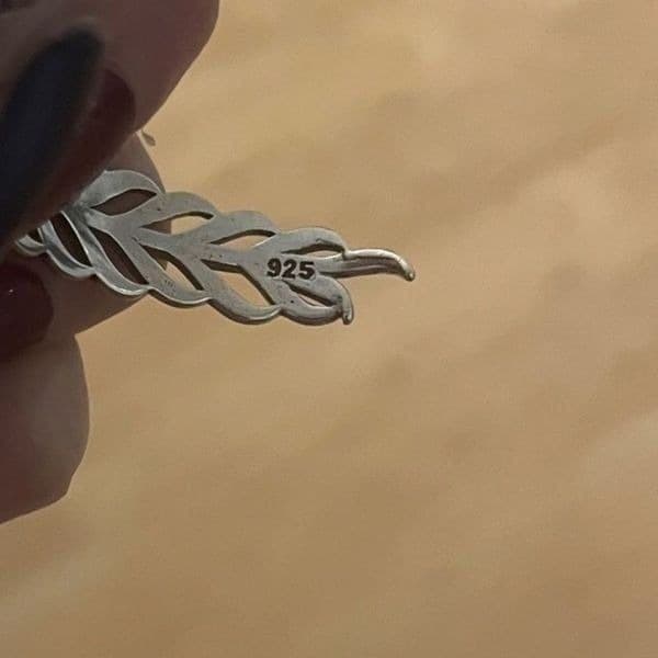 The Braided Cuff Bracelet adjustable, in 925 silver. - Thumbnail 6