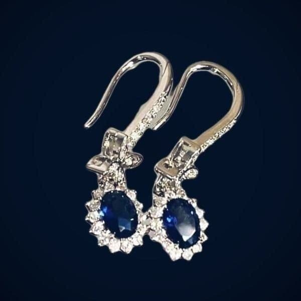 The Super Star zircon and 925 drop dangle earrings - Thumbnail 7