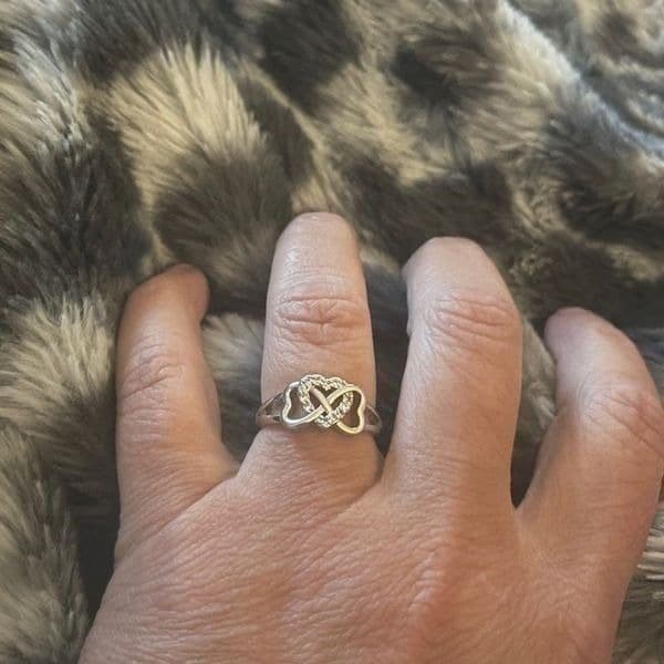The Infinite Heart luxury ring in 925 silver sz 6 - Thumbnail 10