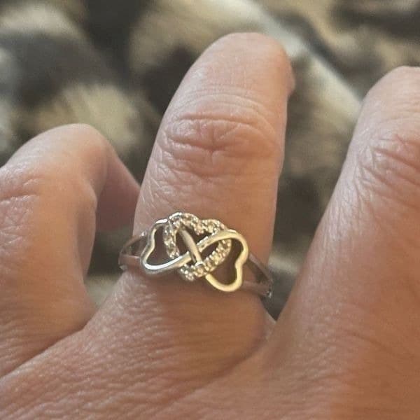 The Infinite Heart luxury ring in 925 silver sz 6 - Thumbnail 11