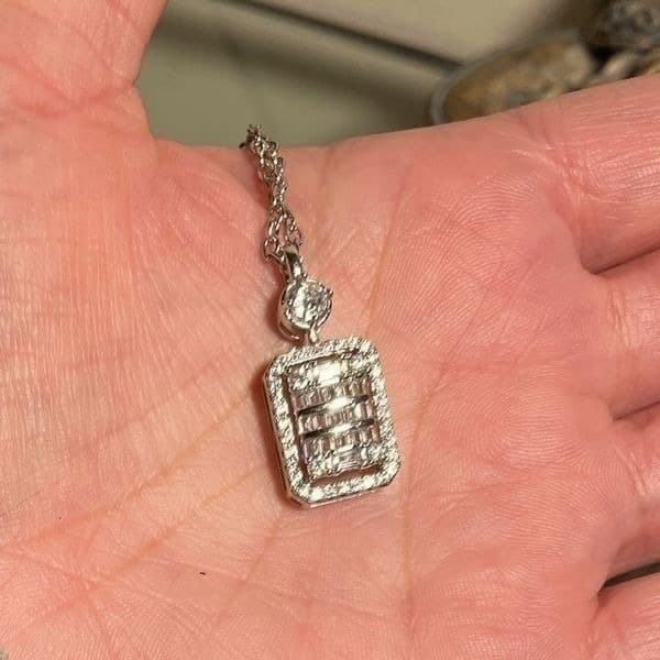 The Empire 2.0 Necklace in 925 and white sapphire - Thumbnail 10