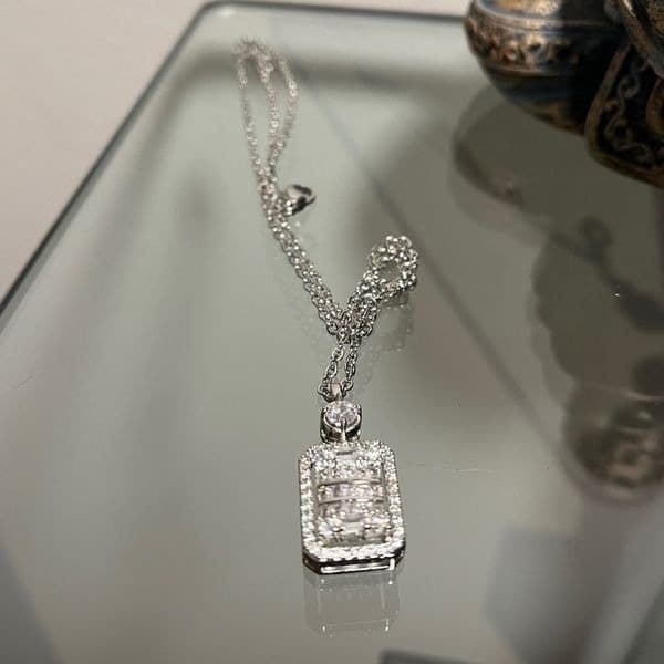 The Empire 2.0 Necklace in 925 and white sapphire - Thumbnail 7