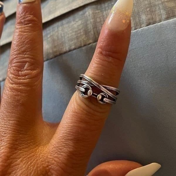The Belt It Ring in 925 Silver - Thumbnail 7