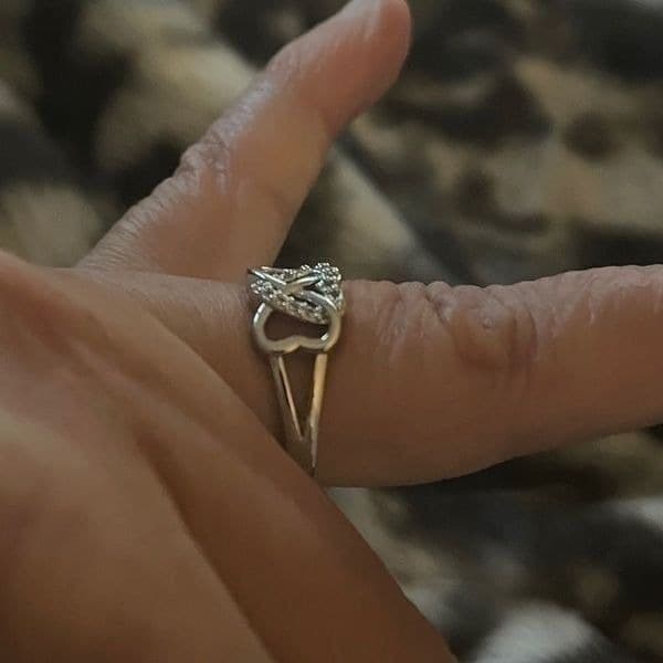The Infinite Heart luxury ring in 925 silver sz 6 - Thumbnail 9