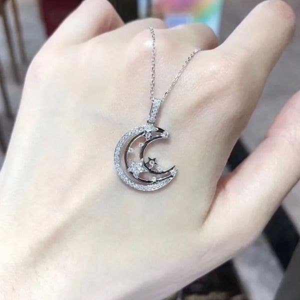 The Celestial Pendant Necklace in 925 silver - Image 1