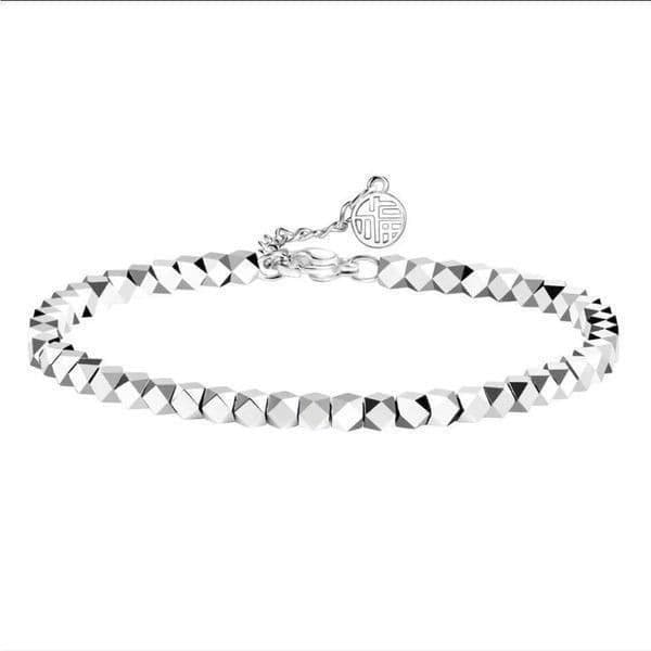 The Abstract Sparkle Chain Link Bracelet in 925 silver - Thumbnail 4