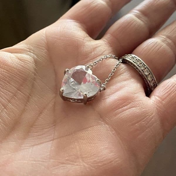 Last one! The Bubble Heart 925 Pendant necklace - Thumbnail 6