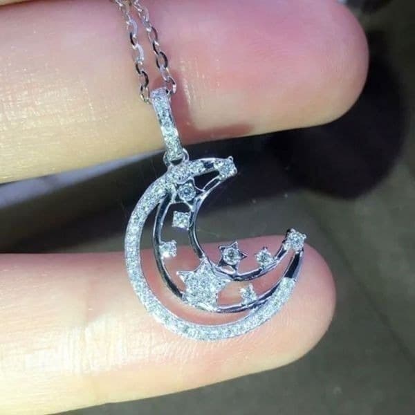 The Celestial Pendant Necklace in 925 silver - Thumbnail 3