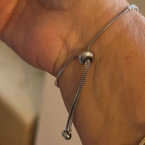 The Modern Classic Tennis Bracelet with cubic zirconia and 925 - Thumbnail 12