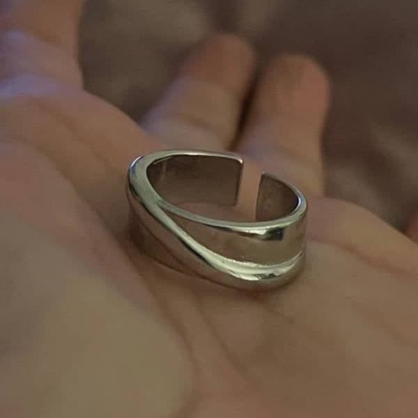 The Energy Band Ring in 925 silver adjustable - Thumbnail 3