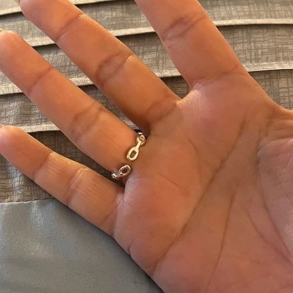 The Dainty Chain link Ring - Thumbnail 4