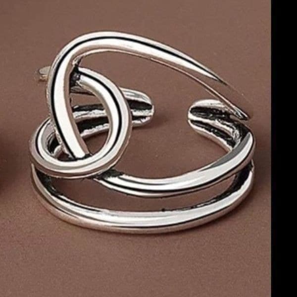 The Fabulous Abstract Ring in 925 silver - Thumbnail 6