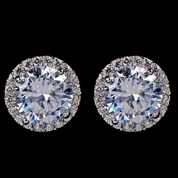 The Bling Me Oversized stud earrings in 925 cubic zirconia - Thumbnail 6