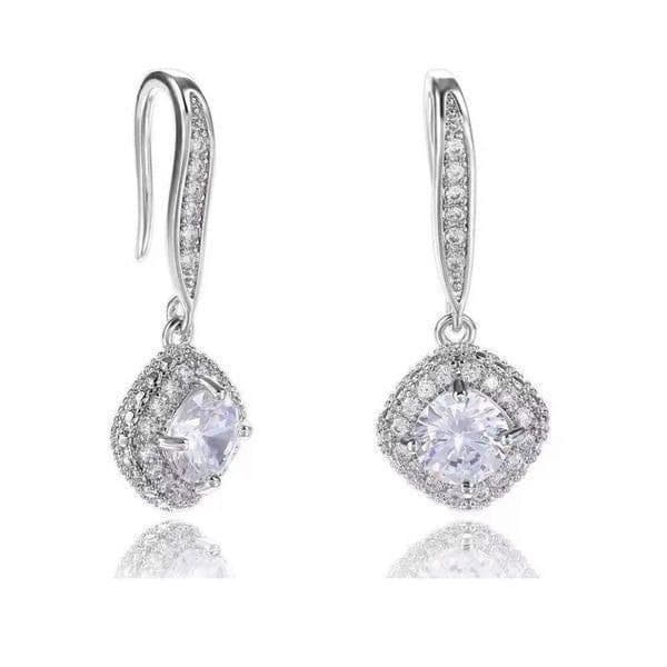 The Dazzle Drop Earring Moissanite and 925 silver - Thumbnail 3
