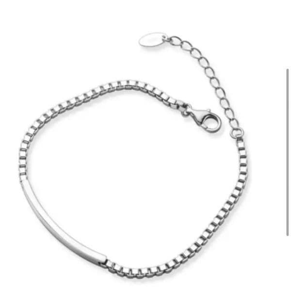 The Basic Bar Bracelet in 925 silver - Thumbnail 3