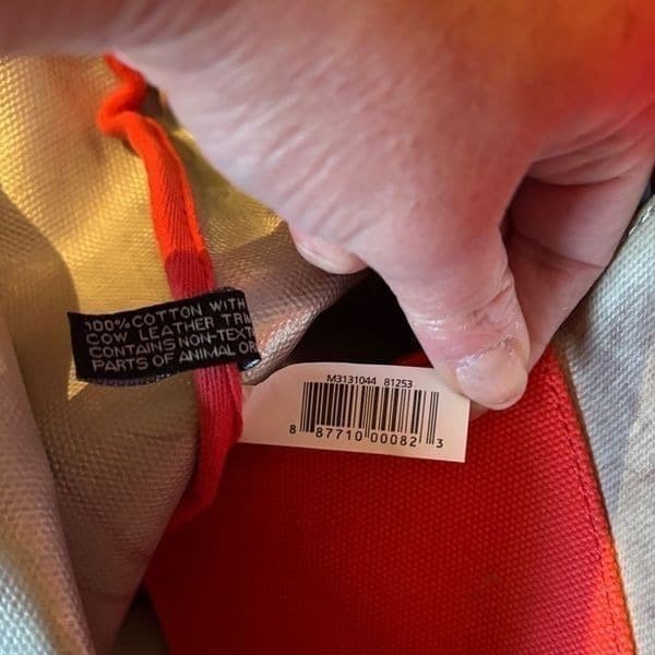 Marc by Marc Jacobs Orange canvas tote with silver accents - Thumbnail 5