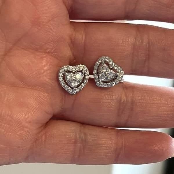 The Dainty Hearts stud 925 silver - Thumbnail 7
