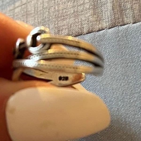 The Belt it Ring in antiqued silver 925 stamped - Thumbnail 6
