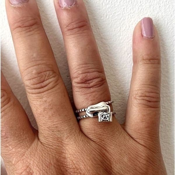 The zip it ring in 925 silver - Image 1