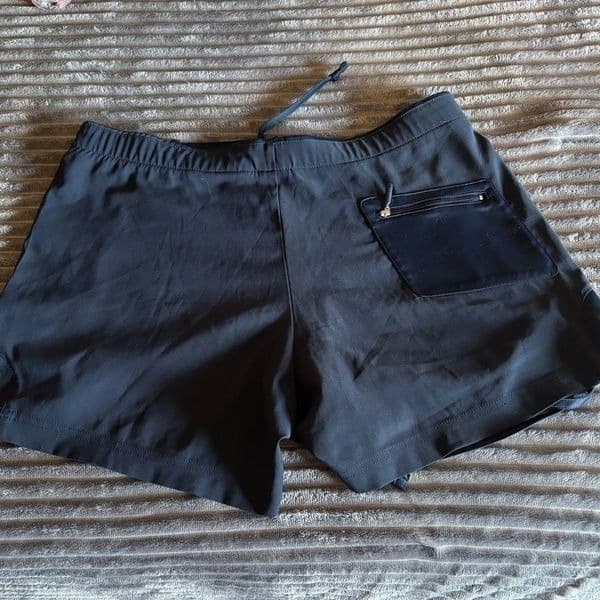 NIKE drifit navy blue shorts EUC - Thumbnail 3