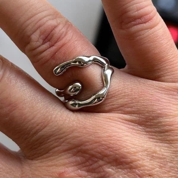 The Fascinating Ring adjustable in 925 silver - Image 1