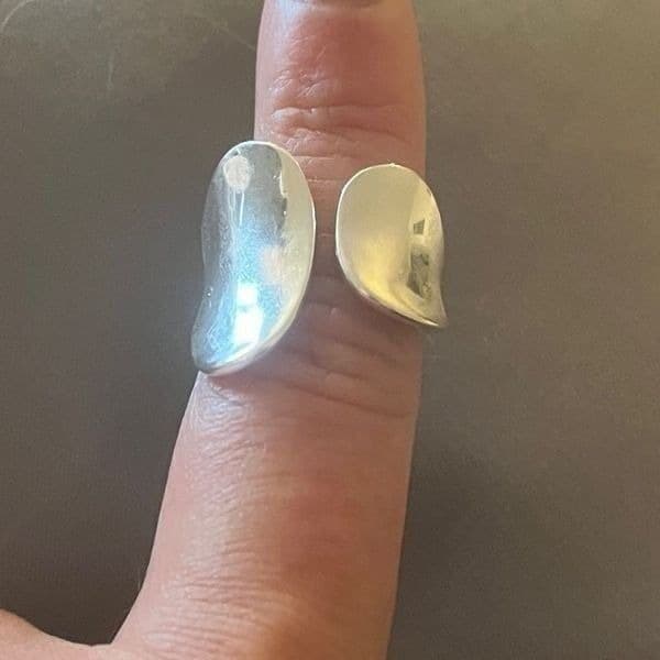 The Abstract Wave Ring in 925 silver - Thumbnail 6