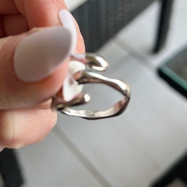 The Fascinating Ring adjustable in 925 silver - Thumbnail 5