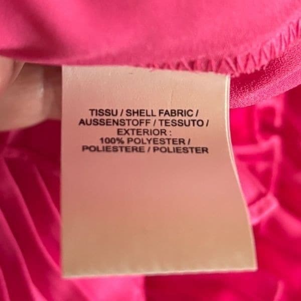 NWT EDWARD ACHOUR PARIS Fuchsia RUFFLE BLOUSE sz 42/10 US - Thumbnail 9