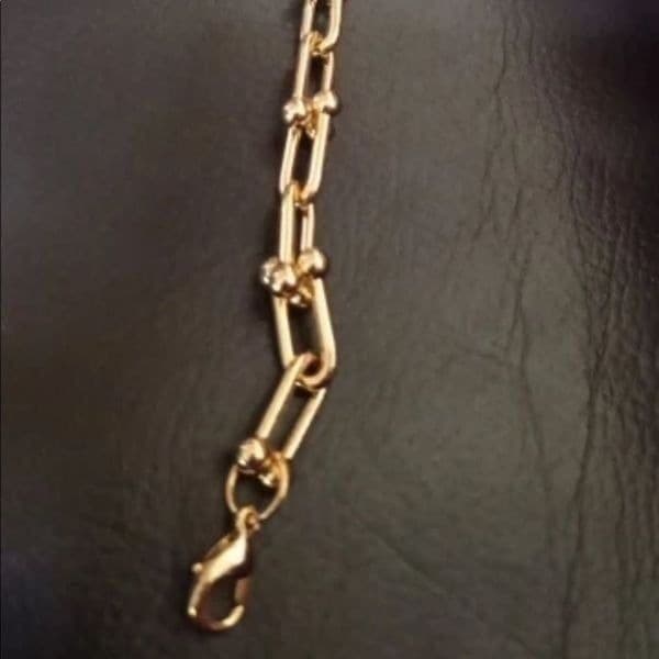 The U Link bracelet in 18k gold over 925. - Thumbnail 7