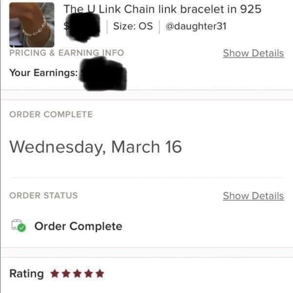 The U Link bracelet in 18k gold over 925. - Thumbnail 3