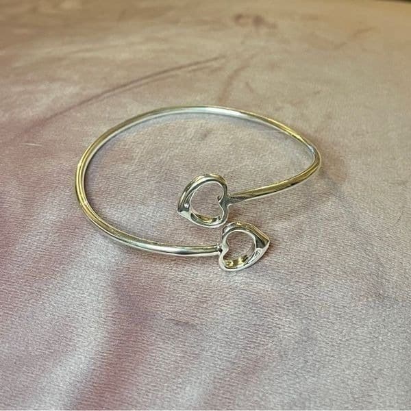 The Two of Hearts bracelet adjustable 925 silver - Thumbnail 6