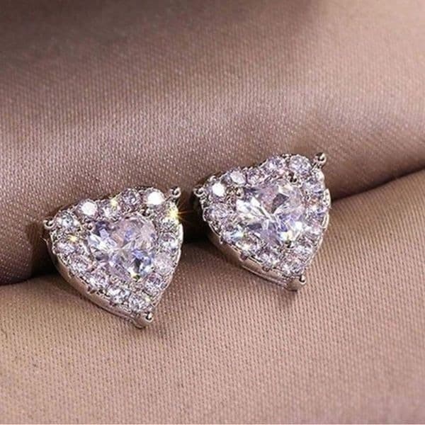 The My Heart Is Full stud earrings in 925 - Image 1