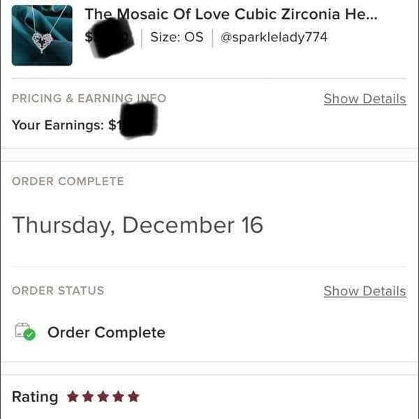 Love Cubic Zirconia Heart 925 pendant Necklace - Thumbnail 7