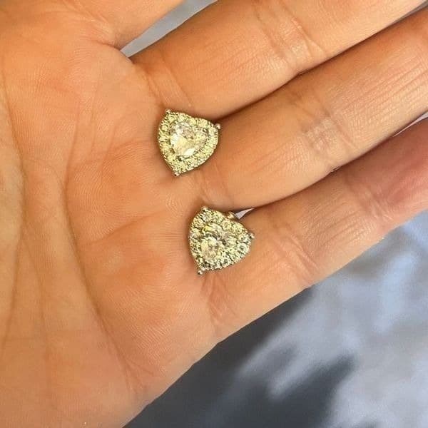 The My Heart Is Full stud earrings in 925 - Thumbnail 8