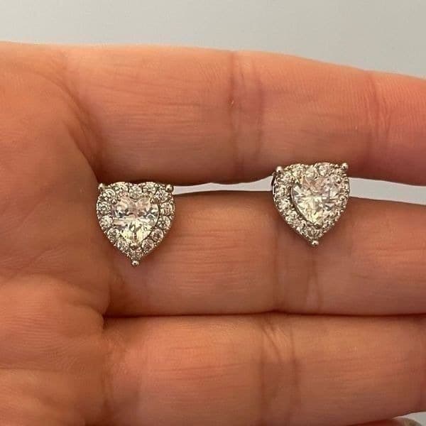 The My Heart Is Full stud earrings in 925 - Thumbnail 11