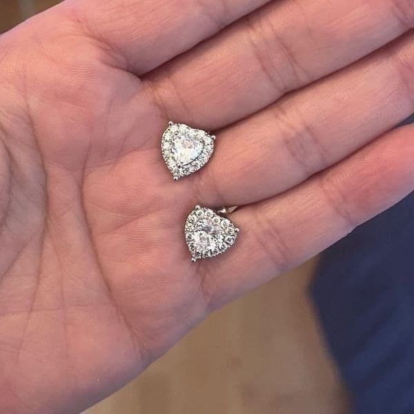 The My Heart Is Full stud earrings in 925 - Thumbnail 7