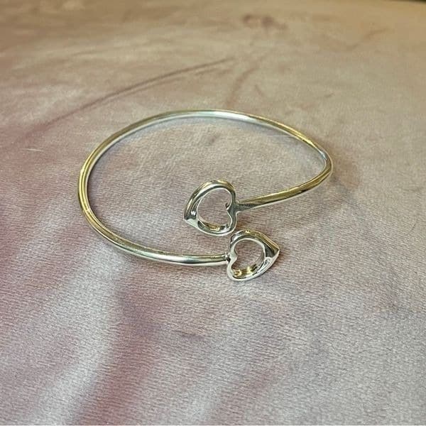 The Two of Hearts bracelet adjustable 925 silver - Thumbnail 6