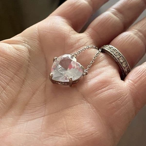 The Bubble Heart 925 Pendant necklace - Thumbnail 6