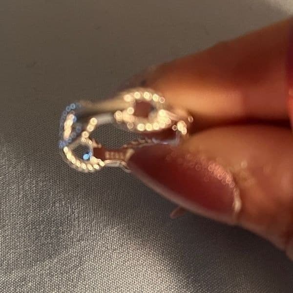 The Braided Link Ring in 925 silver - Thumbnail 6