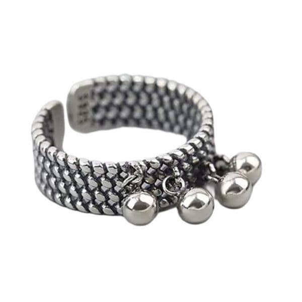 The bubble drop ring in 925 silver - Thumbnail 9