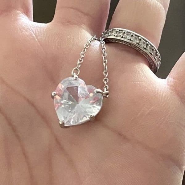 The Bubble Heart 925 Pendant necklace - Thumbnail 5