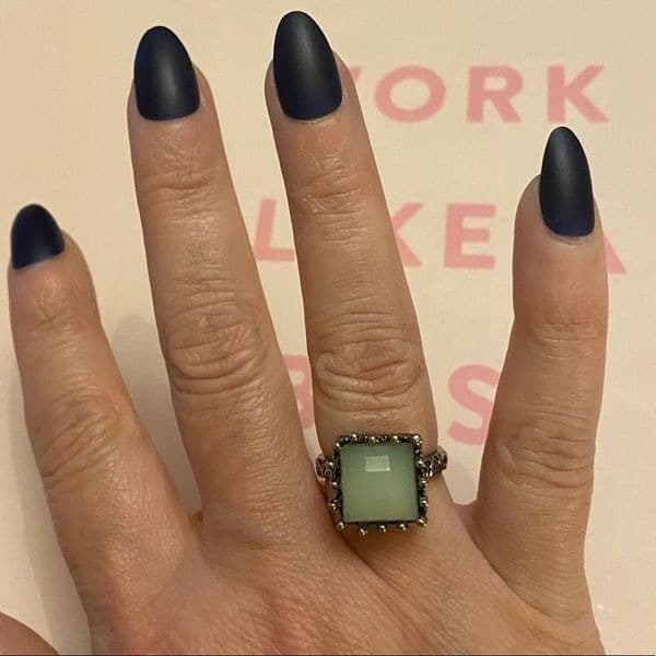 The Game Of Thrones 925 Silver Vintage inspired Peridot ring sz 8 - Thumbnail 6