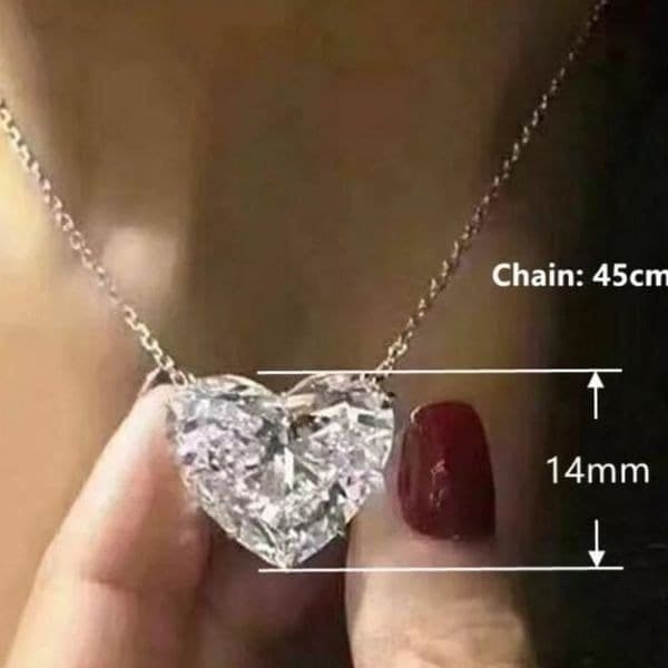 The Bubble Heart 925 Pendant necklace - Thumbnail 7